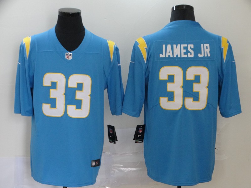 Men Los Angeles Chargers Nike NFL #33 James Jr Limited Road Vapor Untouchable light blue Jersey->cleveland browns->NFL Jersey